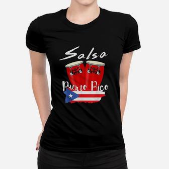 Salsa De Puerto Rico Women T-shirt | Crazezy