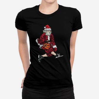 Santa Basketball Women T-shirt - Monsterry DE