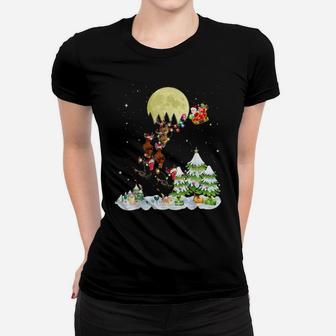 Santa Reindeer Chicken Women T-shirt - Monsterry UK