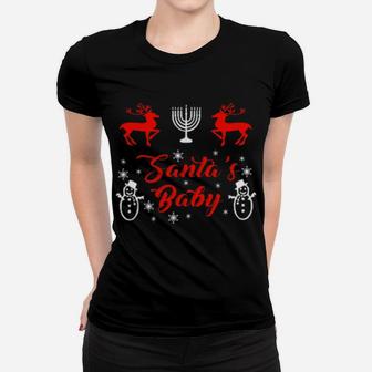 Santa's Baby Women T-shirt - Monsterry