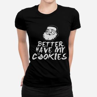 Santas Cookies Women T-shirt - Monsterry DE