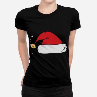 Santa's Favorite Ambulance Driver Christmas Santa Hat Xmas Sweatshirt Women T-shirt | Crazezy