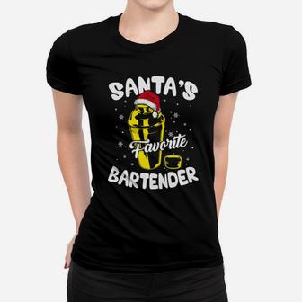 Santa's Favorite Bartender Women T-shirt - Monsterry CA