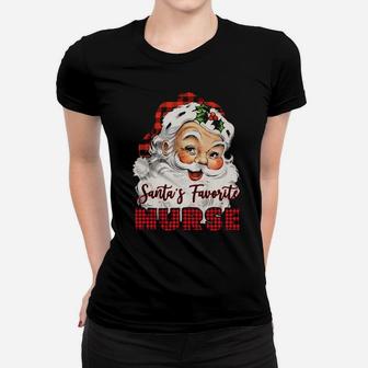 Santa's Favorite Nurse Women T-shirt - Monsterry CA