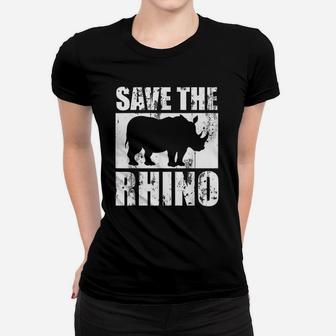 Save The Rhino Women T-shirt | Crazezy CA