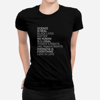 Science Is Real Women T-shirt | Crazezy UK