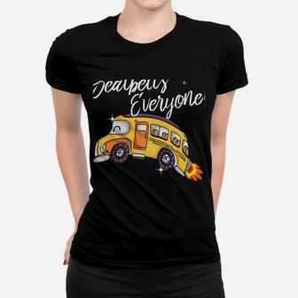 Seatbelts Everyone Magic School Funny Bus Driver Women T-shirt | Crazezy DE
