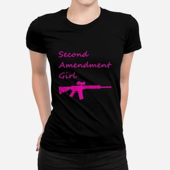 Second Amendment Girl Women T-shirt | Crazezy