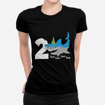 Shark 2Nd Birthday Women T-shirt | Crazezy