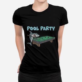 Shark Pool Party Women T-shirt | Crazezy