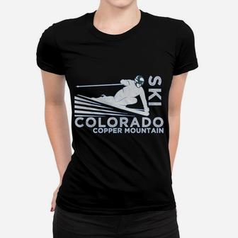 Ski Copper Mountain Hoodie - Vintage Snow Ski Sweatshirt Women T-shirt | Crazezy