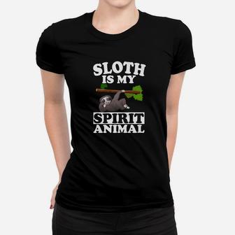 Sloth Is My Spirit Animal Funny Animal Gift Women T-shirt - Thegiftio UK