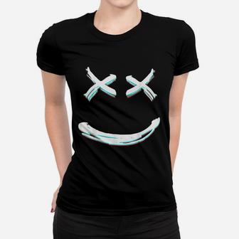 Smile Face X Eyes Women T-shirt | Crazezy