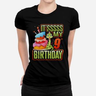 Snake Birthday Party Kids 9Th Reptile Supplies Decorations Women T-shirt | Crazezy AU