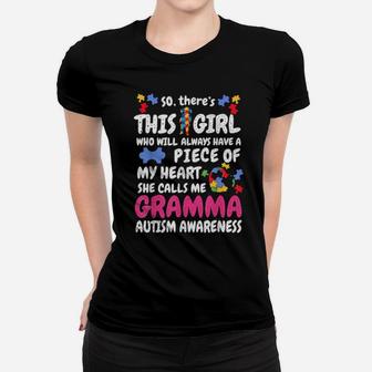 So There's This Girl Calls Me Gramma Autism Awareness Quote Women T-shirt - Monsterry UK