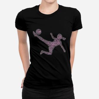 Soccer Typography Youth Girls And Women Players Women T-shirt | Crazezy CA