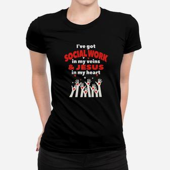 Social Worker Christian Jesus Msw Student Men Women Women T-shirt - Thegiftio