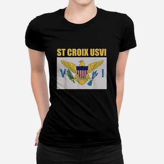 St Croix Virgin Islands Flag Women T-shirt | Crazezy AU