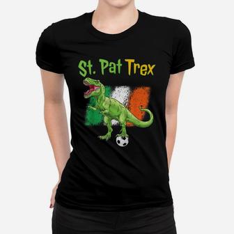 St Pat Trex Soccer - Funny St Patricks Day Boys Kids Gifts Women T-shirt | Crazezy