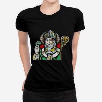 St Patrick The Patron Saint Of Ireland St Patricks Day Women T-shirt | Crazezy CA