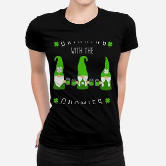 St Patricks Day Gnome And Green Beer Design Irish Parties Women T-shirt | Crazezy DE