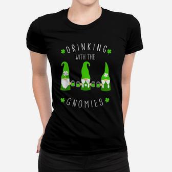 St Patricks Day Gnome And Green Beer Design Irish Parties Women T-shirt | Crazezy CA