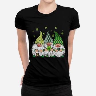 St Patricks Day Irish Gnomes Leprechauns Funky St Pattys Day Women T-shirt - Thegiftio