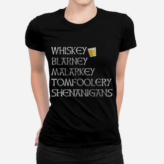 St Patricks Day Shirt Irish Whiskey Blarney Drinking Party Women T-shirt | Crazezy