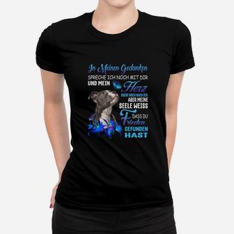 Staffordshire Bull Terrier Dass Du Frieden Gefunden Hast Frauen T-Shirt - Seseable