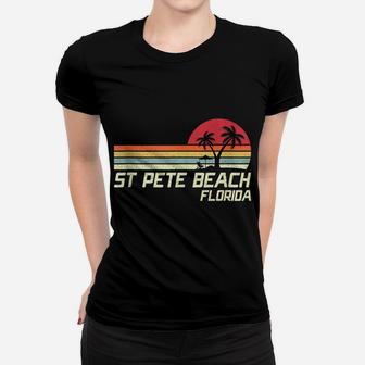 Summer Vacation Vintage Florida St Pete Beach Women T-shirt | Crazezy