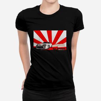 Supra Rising Sun Car Enthusiasts Street Tuner Women T-shirt | Crazezy CA