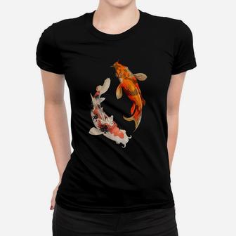 Swimming Japanese Carp Koi Fish Women T-shirt | Crazezy CA