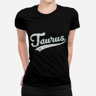 Taurus Zodiac Sign April May Birthday Gift Astrology Retro Women T-shirt | Crazezy AU