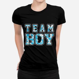 Team Boy Shirt - Blue Baby Shower Gender Reveal Shirt Women T-shirt | Crazezy DE