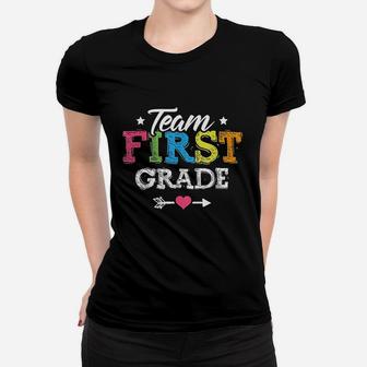 Team First Grade Teacher Student Back To School Kids Women T-shirt | Crazezy UK