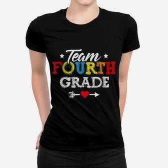 Team Fourth Grade Shirt Teacher Student Kids Back To School Women T-shirt | Crazezy