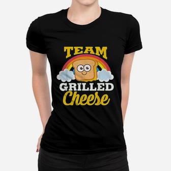 Team Grilled Cheese Cute Love Grilled Cheddar Gift Women T-shirt | Crazezy