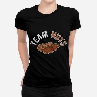 Team Nuts Funny Gender Reveal Party Boy Gift Women T-shirt | Crazezy