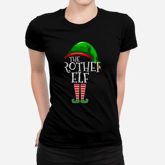 The Brother Elf Family Matching Group Christmas Gift Holiday Women T-shirt | Crazezy