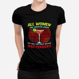The Finest Become Bartenders Women T-shirt | Crazezy