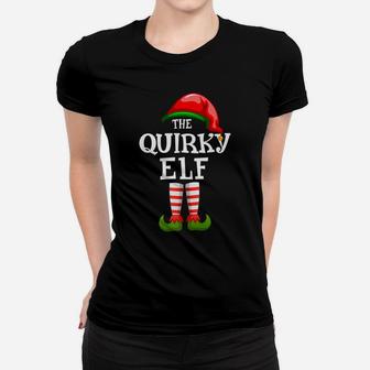 The Quirky Elf Family Matching Christmas Group Gifts Pajama Women T-shirt | Crazezy CA