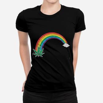 The Rainbow Leaf Women T-shirt | Crazezy