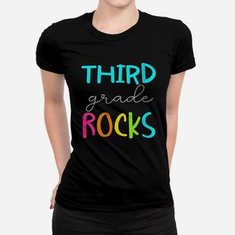 Third Grade Rocks Women T-shirt | Crazezy UK