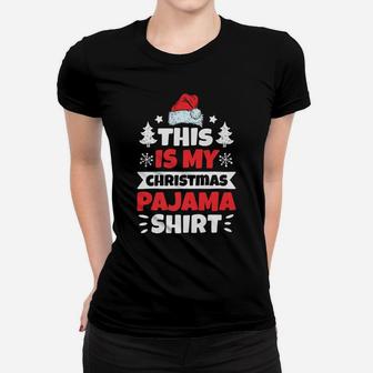 This Is My Christmas Pajama Funny Santa Boys Kids Men Xmas Women T-shirt | Crazezy DE