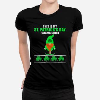 This Is My St Patrick's Day Pajama Shirt Tomte Gnome Women T-shirt | Crazezy
