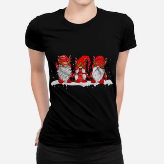 Three Nordic Gnomes Winter Christmas Swedish Elves Sweatshirt Women T-shirt | Crazezy AU