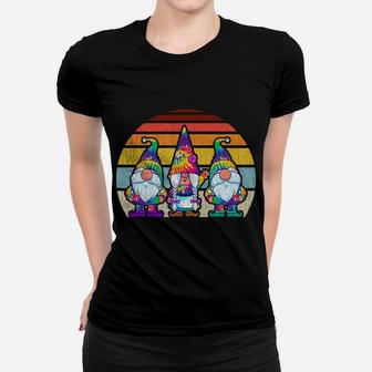 Tie Dye Gnomes Hippie Trippy Psychedelic Retro Vintage Gnome Women T-shirt | Crazezy DE