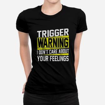 Trigger Warning Snowflakes Beware Pro Free Speech Women T-shirt | Crazezy CA