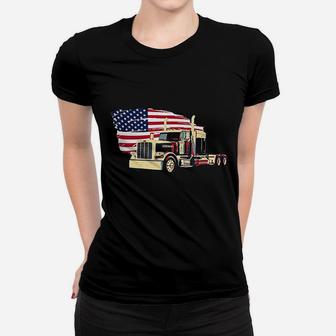 Trucks Truck Driver Women T-shirt | Crazezy