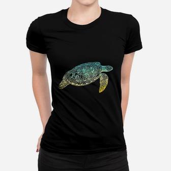 Turtle Sea Animal Diving Gift Turtle Women T-shirt | Crazezy